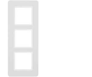 Berker Q.7 Frame Triple White Velvet Q.1/Q.3/Q.7 10136189