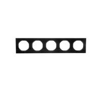 Berker R.3 Five Frame Black 10152245