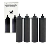 Berkey - Phoenix Gravity New Millennium Edition Filter Elements (Set of 4) - NMCL Endorsed Replacement in Lieu of Black Berkey Elements BB9-2