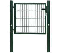 Berkfield 2D Fence Gate (Single) Green 106 X 130 Cm