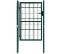 Berkfield 2D Fence Gate (Single) Green 106 X 210 Cm