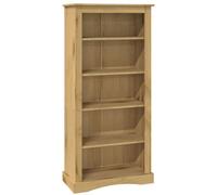 Berkfield 5-Tier Bookcase Mexican Pine Corona Range 81X40X170 Cm