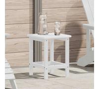 Berkfield Adirondack Side Table White 38X38X45 Cm Hdpe