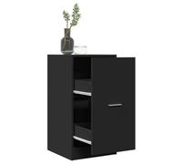 Berkfield Apothecary Cabinet Black 40X41X77.5 Cm Engineered Wood
