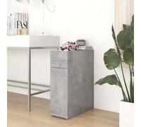 Berkfield Apothecary Cabinet Concrete Grey 20X45.5X60 Cm Engineered Wood