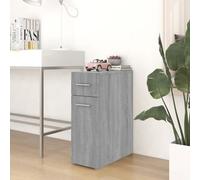 Berkfield Apothecary Cabinet Grey Sonoma 20X45.5X60 Cm Engineered Wood