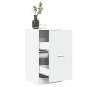 Berkfield Apothecary Cabinet White 40X41X77.5 Cm Engineered Wood