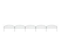 Berkfield Arched Pond Fence Set 77.3X26 Cm Green