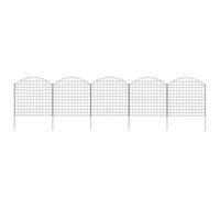 Berkfield Arched Pond Fence Set 77.5X78.5 Cm Green