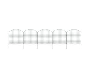 Berkfield Arched Pond Fence Set 77.5X78.5 Cm Green
