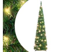 Berkfield Artificial Christmas Tree Pop-Up 50 Leds Green 120 Cm