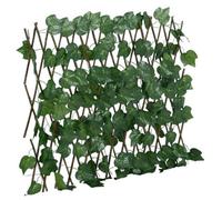 Berkfield Artificial Grape Leaf Trellis Expandable Green 190X60 Cm