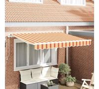 Berkfield Awning Replacement Fabric For 3.5X2 M Frame Multicolour Stripe