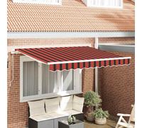 Berkfield Awning Replacement Fabric For 3.5X2 M Frame Multicolour Stripe