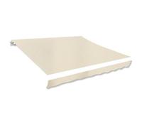 Berkfield Awning Top Sunshade Canvas Cream 350X250 Cm