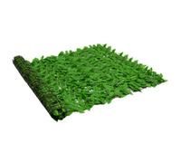 Berkfield Balcony Privacy Screen With Green Leaves 300X150 Cm