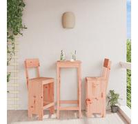 Berkfield Bar Stools 2 Pcs 40X48.5X115.5 Cm Solid Wood Douglas