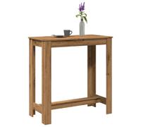 Berkfield Bar Table Artisan Oak 102X50X103.5 Cm Engineered Wood