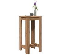 Berkfield Bar Table Artisan Oak 51X50X103.5 Cm Engineered Wood