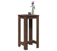 Berkfield Bar Table Brown Oak 51X50X103.5 Cm Engineered Wood