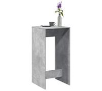 Berkfield Bar Table Concrete Grey 51X50X103.5 Cm Engineered Wood