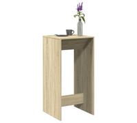Berkfield Bar Table Sonoma Oak 51X50X103.5 Cm Engineered Wood