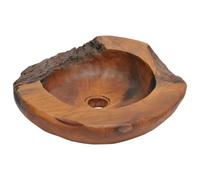 Berkfield Basin Solid Teak 45 Cm