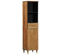 Berkfield Bathroom Cabinet 38X33X160 Cm Solid Wood Mango