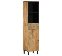 Berkfield Bathroom Cabinet 38X33X160 Cm Solid Wood Mango