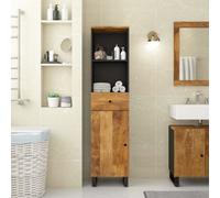 Berkfield Bathroom Cabinet 38X33X160 Cm Solid Wood Mango