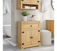 Berkfield Bathroom Cabinet Corona 70X33X80 Cm Solid Wood Pine