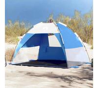 Berkfield Beach Tent 2-Person Azure Blue Quick Release Waterproof