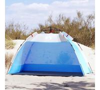Berkfield Beach Tent 2-Person Azure Blue Quick Release Waterproof