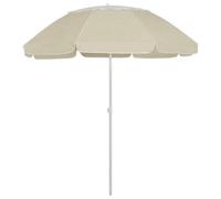 Berkfield Beach Umbrella Sand Yellow 300 Cm