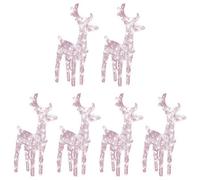 Berkfield Beautiful Christmas Reindeers 6 Pcs Warm White 240 Leds Acrylic