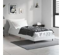 Berkfield Bed Frame White 75X190 Cm 2Ft6 Small Single Engineered Wood