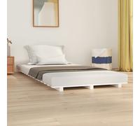 Berkfield Bed Frame White 90x200 cm Solid Wood Pine