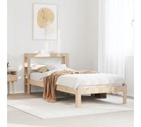 Berkfield Bed Frame With Headboard Without Mattress 90X200 Cm