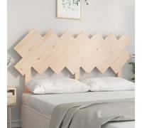 Berkfield Bed Headboard 151.5X3X81 Cm Solid Wood Pine