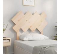Berkfield Bed Headboard 92X3X81 Cm Solid Wood Pine