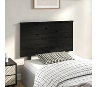 Berkfield Bed Headboard Black 94X6X82.5 Cm Solid Wood Pine