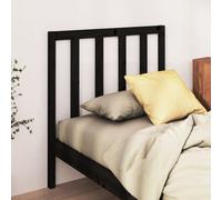 Berkfield Bed Headboard Black 95X4X100 Cm Solid Wood Pine