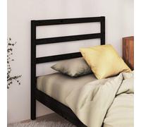 Berkfield Bed Headboard Black 95X4X100 Cm Solid Wood Pine