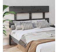 Berkfield Bed Headboard Grey 138X3X81 Cm Solid Wood Pine