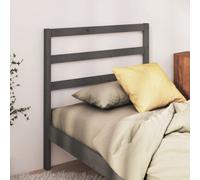 Berkfield Bed Headboard Grey 95X4X100 Cm Solid Wood Pine