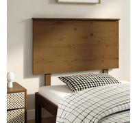 Berkfield Bed Headboard Honey Brown 104X6X82.5 Cm Solid Wood Pine