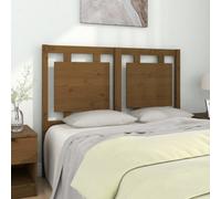 Berkfield Bed Headboard Honey Brown 125.5X4X100 Cm Solid Pine Wood