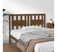 Berkfield Bed Headboard Honey Brown 125.5X4X100 Cm Solid Wood Pine