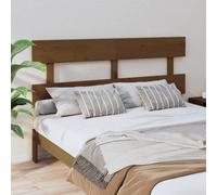 Berkfield Bed Headboard Honey Brown 154X3X81 Cm Solid Wood Pine
