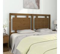 Berkfield Bed Headboard Honey Brown 155.5X4X100 Cm Solid Pine Wood